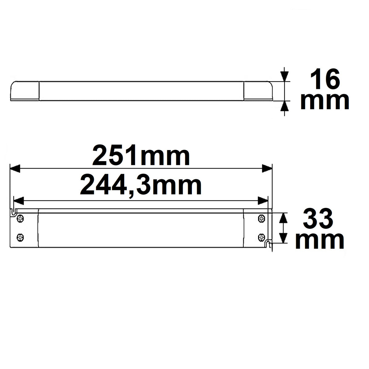 LED driver | 12V | 0-30W | SELV | ultraplat | smal