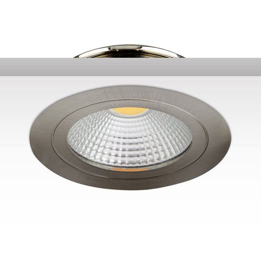 COB | Meubelinbouwspot | met reflector | 2700K | 3W | 60° | geborsteld nikkel