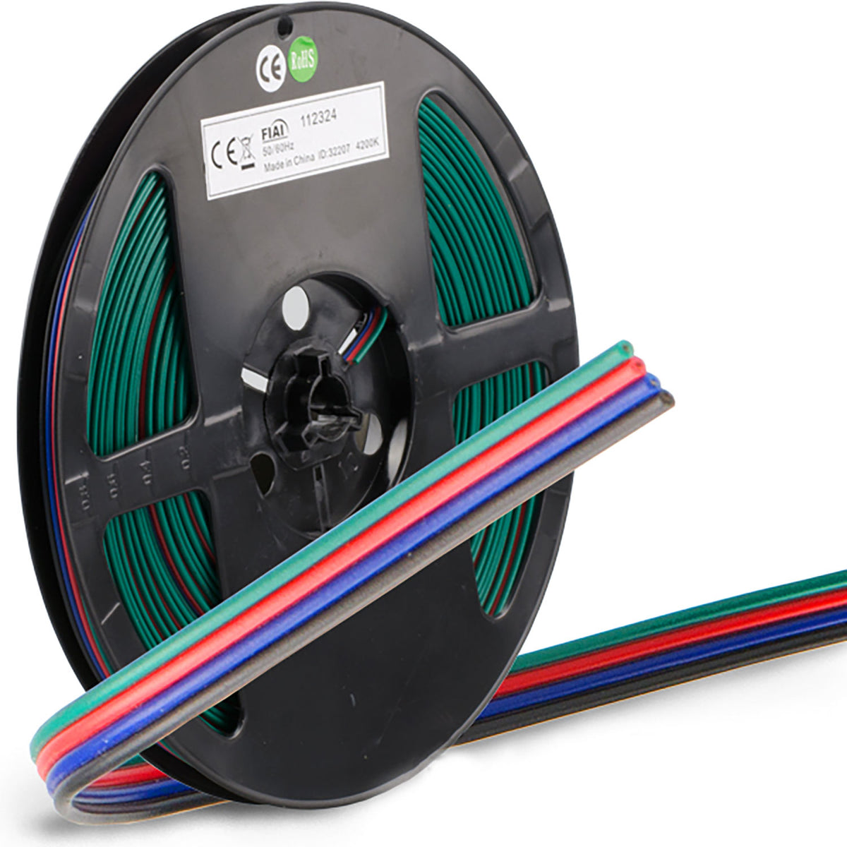Kabel | RGB H03VH-H 4x0,5mm² | AWG20 | rol 25m