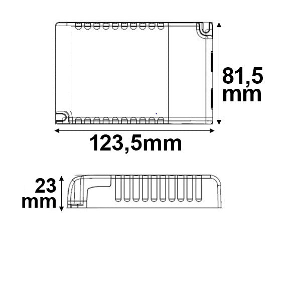 MW LCM-40KN | LED driver | constante stroom 350-1050mA | KNX dimbaar | 40W