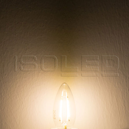 E14 | LED-lamp | kaars | helder | 2700K | dimbaar
