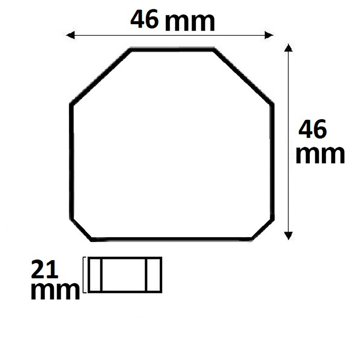 Dimmer | universeel Push PWM | 1 kanaal | 12-24V 8A | 36-48V 6A