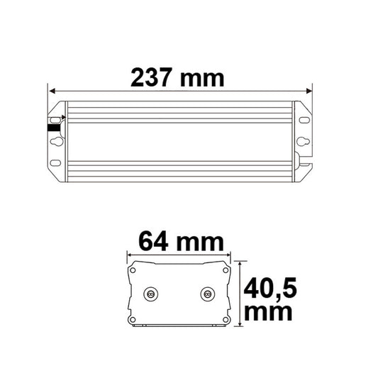 LED driver | 12V | 20-100W | dimbaar | IP65