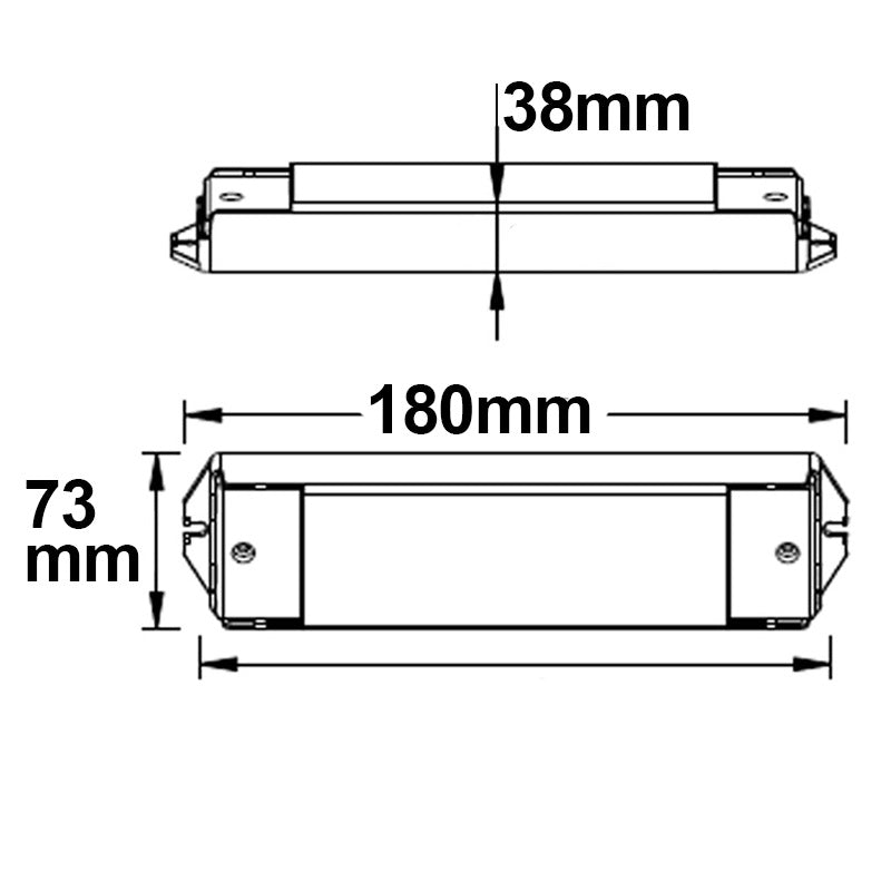 Sys-One | Dimmer | draadloos PWM | 4 kanalen | 12-36V | 4x5A | IP66