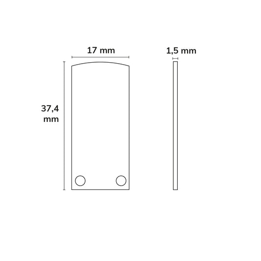SURF12 RAIL | Profielaccessoire | Eindkap EC18 | met COVER4 en TUNNEL | aluminium