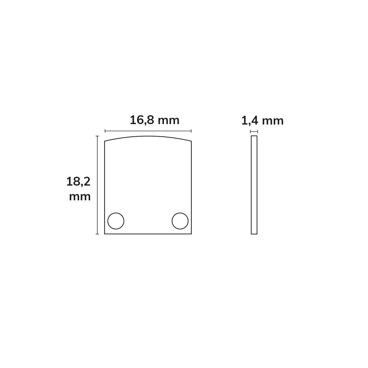 EC3 | Profielaccessoire | eindkap aluminium voor SURF12 FLAT + TUNNEL | 2 stuks