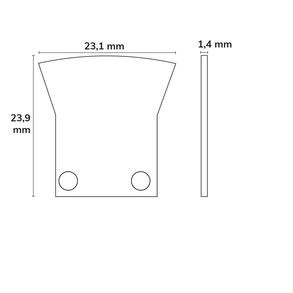 EC9 | Profielaccessoire | eindkap aluminium voor DIVE12 + TUNNEL | 2 stuks