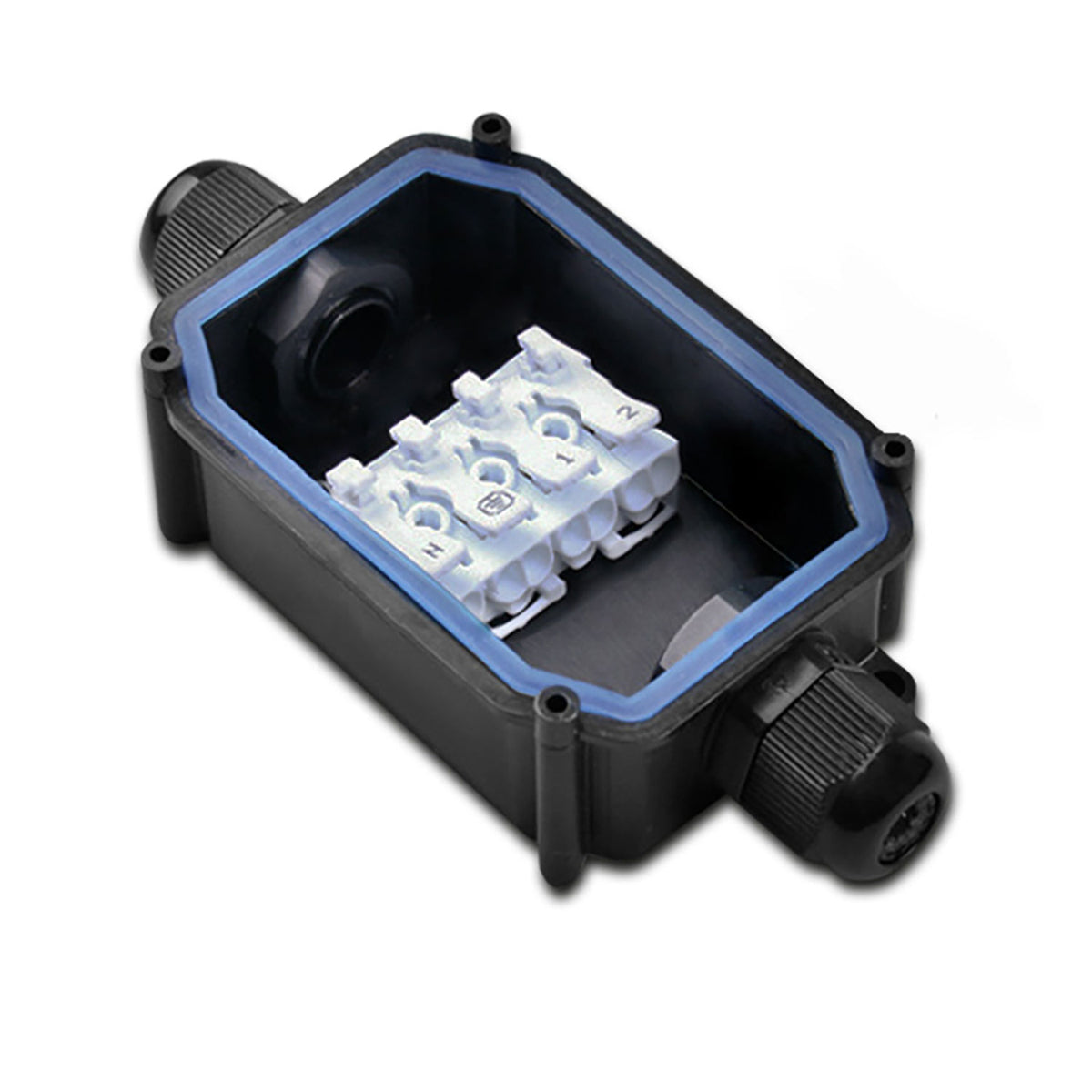Connector | kabelverbinder IP67 | push-in klemmen 2x4-polig