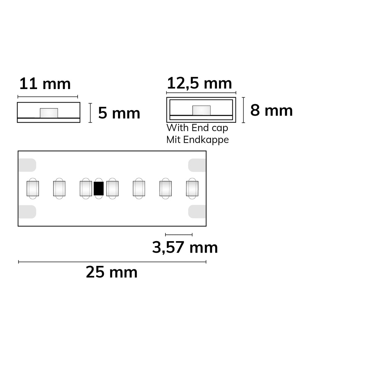 Linear11 CRI940 | LED-strip | 5m | 4000K | 15W/m | 24V | IP54