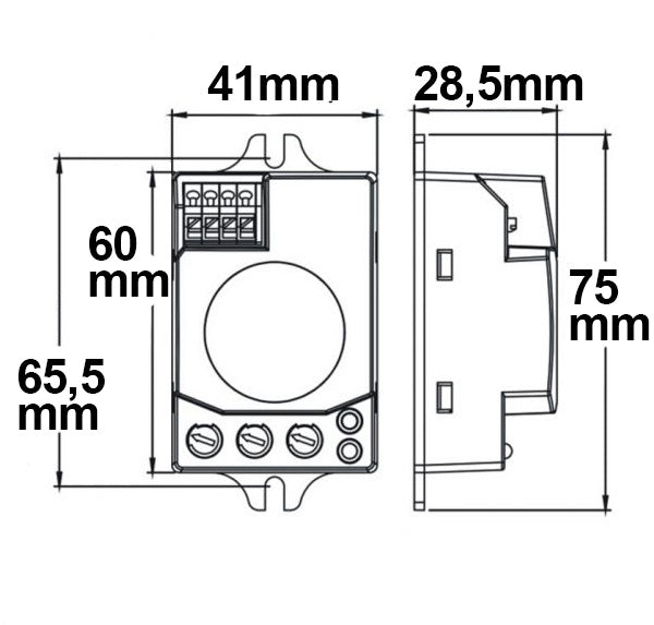 Sensor | HF bewegingsmelder met luxsensor | 230V | 300VA