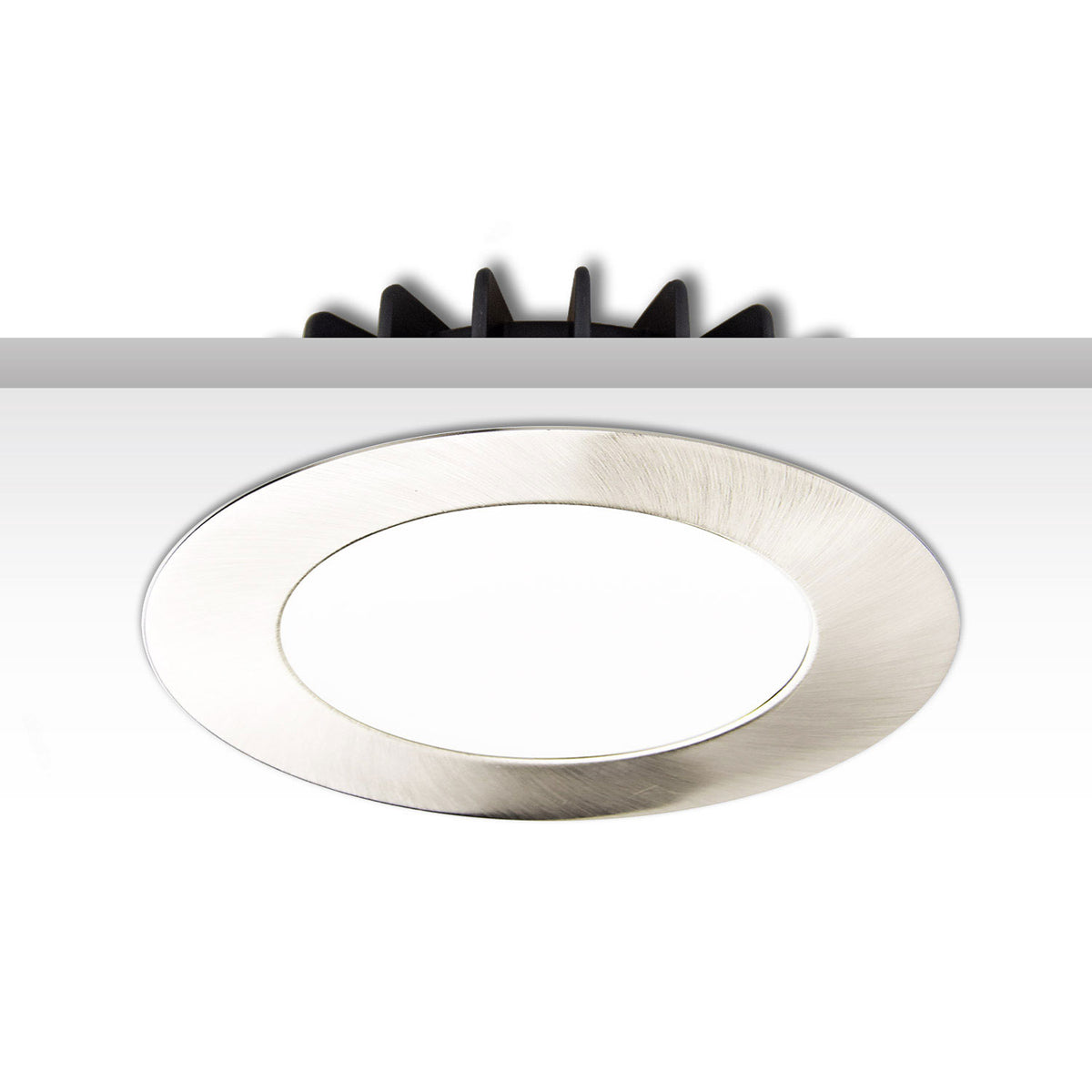 Sys-90 | Inbouwframe | afdekring rond | chroom mat