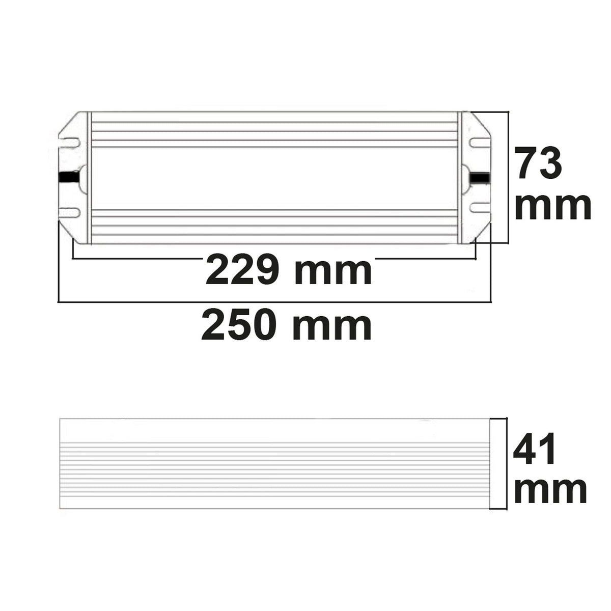 LED driver | 12V | 0-200W | IP67 | dimbaar