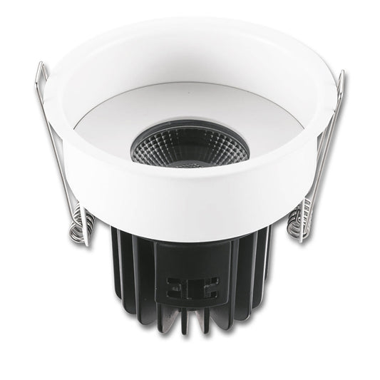 Sys-68 | Inbouwframe | verzonken verlengring rond | wit mat