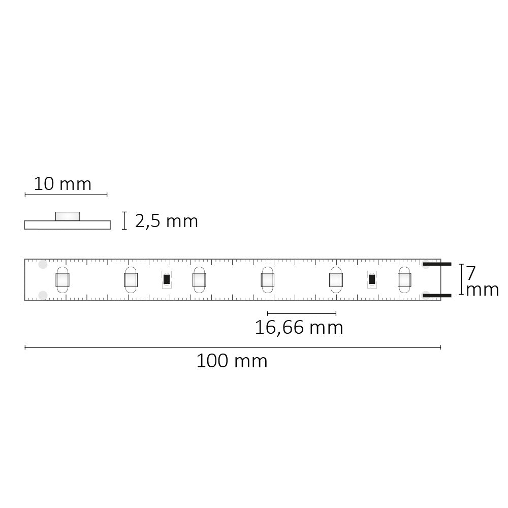 SIL842 | LED-strip | 10m | 4200K | 2,4W/m | 24V | IP20