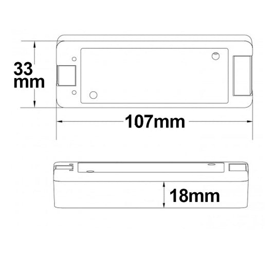 Sys-Pro | Dimmer | push/radio mesh PWM | 1 kanaal | 5-36V | 8A