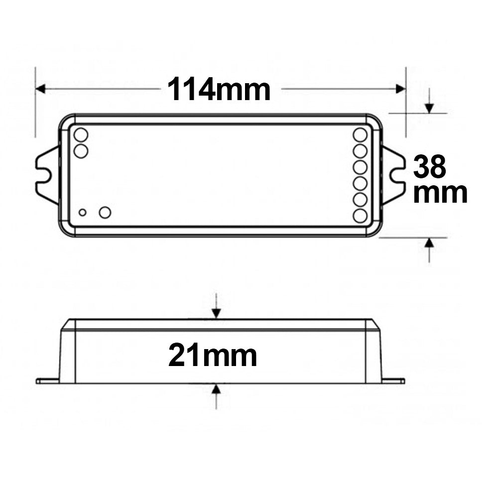 Sys-Pro | Dimmer | radio mesh PWM | 1-4 kanalen | 12-24V | 4x3A