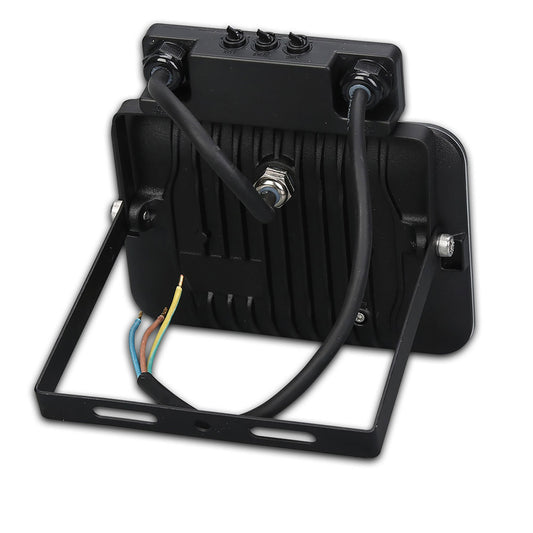 Breedstraler | met PIR-bewegingsmelder | IP65 | 30W | zwart
