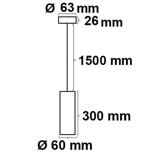 300 GU10 | Hanglamp | rond | exclusief lichtbron