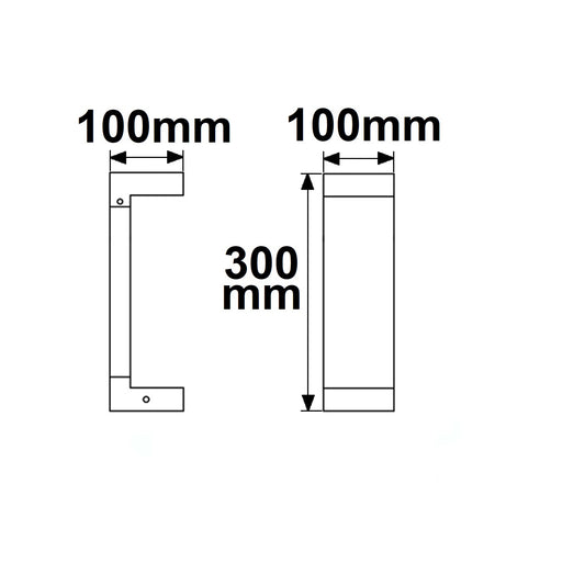 Bollard-1 | Paalarmatuur | zandzwart | warm wit | 7W | IP54