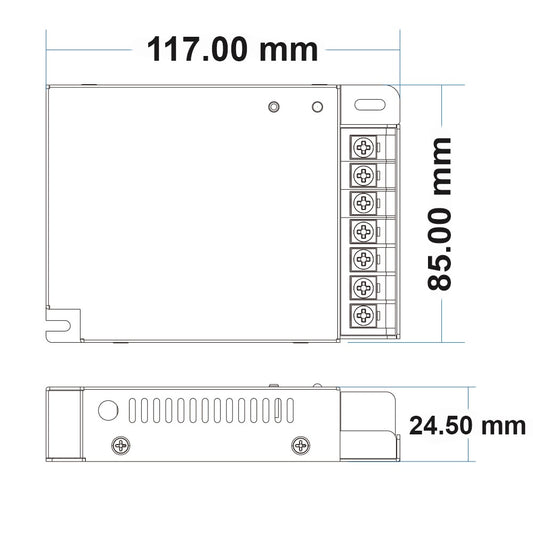 Sys-Pro | Dimmer | radio mesh PWM | 1-4 kanalen | 12-24V 4x8A | 36-48V 4x5A
