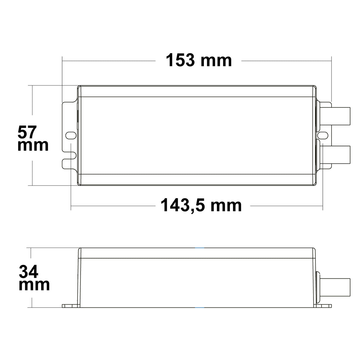 Sys-Pro | Dimmer | radio mesh PWM | 1-4 kanalen | 12-48V | 4x5A | IP67