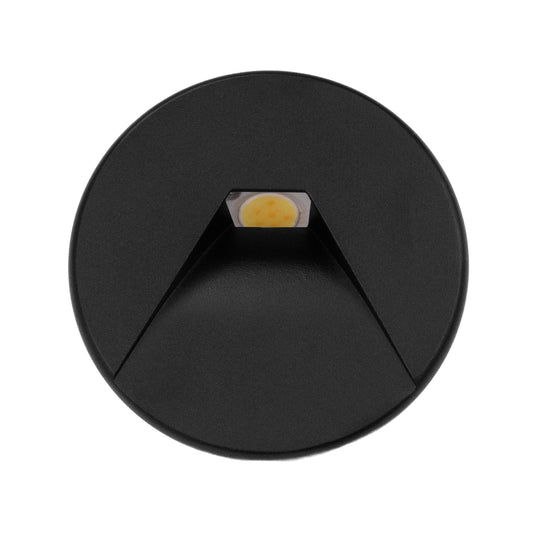 Sys-Wall68 | Afdekplaat | rond 2 | zwart