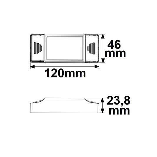 LED driver | constant current | 100/180/270/350/440mA | 10W | Push/1-10V/DALI dimbaar