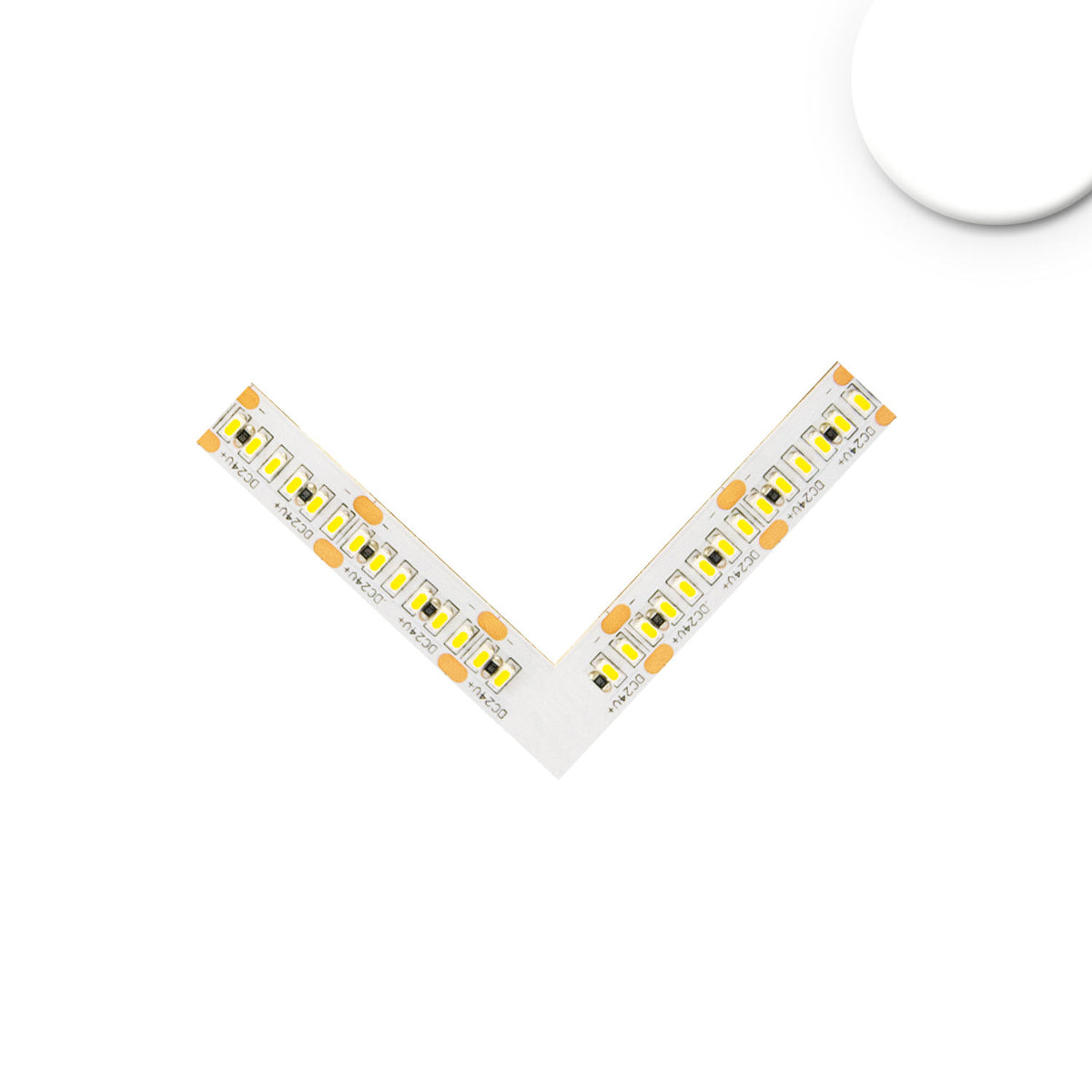 MiniAMP | Connector | lichtgevende hoekverbinder | 0,5W | 24V | voor LED-strip 6W/m