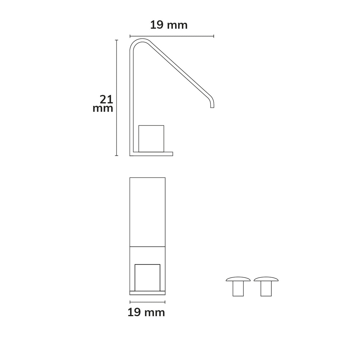 Sys-Wall | Installatiemateriaal | Montageveer/clip | 2 stuks