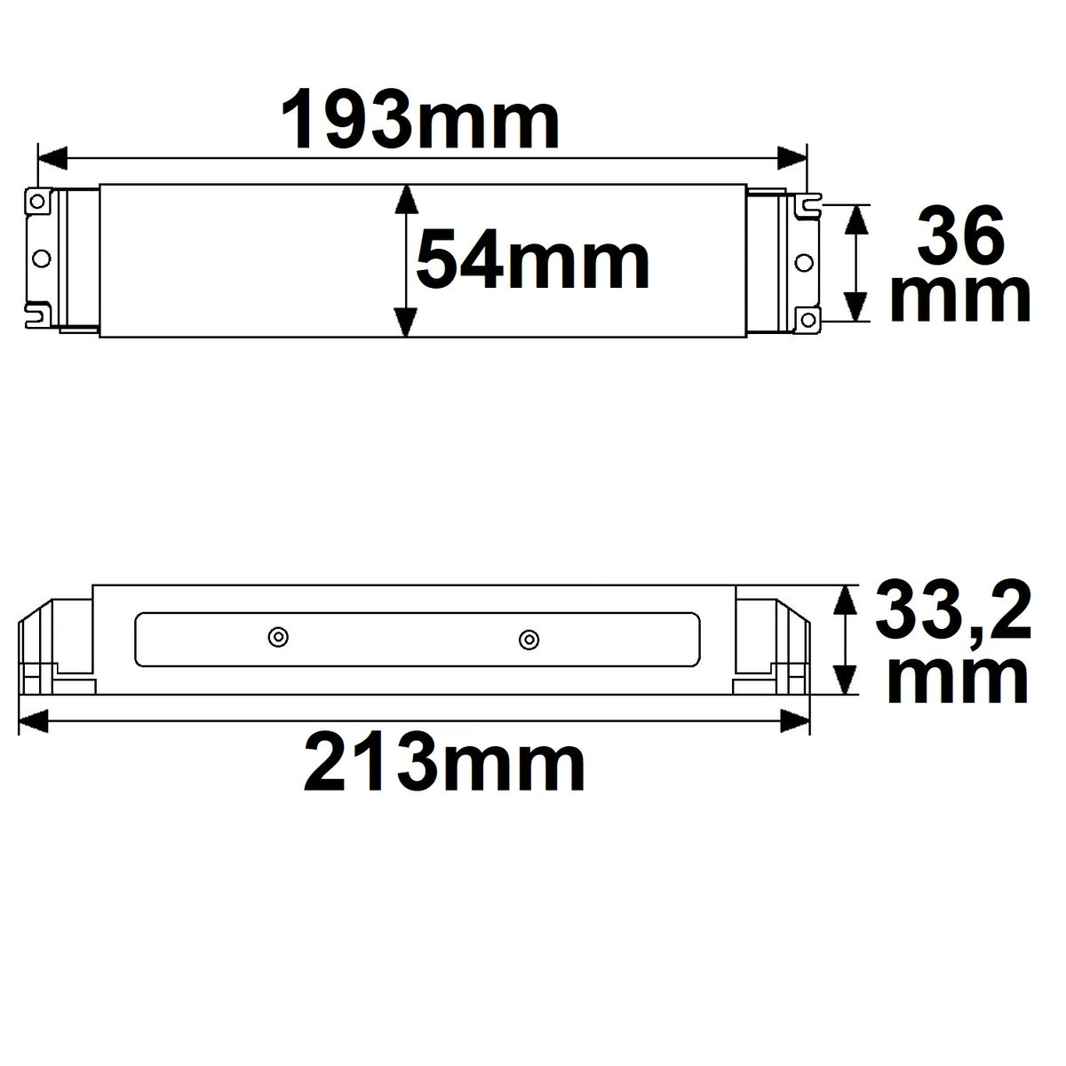 LED driver | PWM | 24V | 0-75W | IP20 | Push/DALI-2 dimbaar | SELV