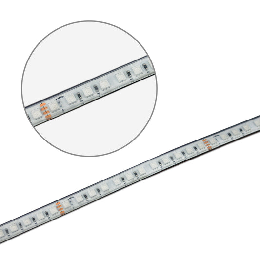 AQUA RGB 48V | LED-strip | 3in1 | 20m | 14,4W/m | 96 LED/m | 48V | IP68
