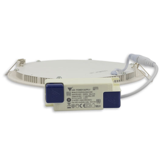 Downlight | rond | ultraplat | zwart | ColorSwitch 3000K/3500K/4000K | dimbaar