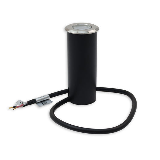 Grondspot | rond 45mm | 3000K | 3W | 30° | 12-24V | IP67 | RVS