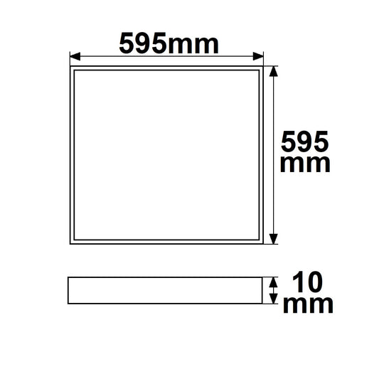 Professional Line 600 | LED Paneel | 60x60cm | 4000K | 26W | UGR<19 | Push/DALI dimbaar