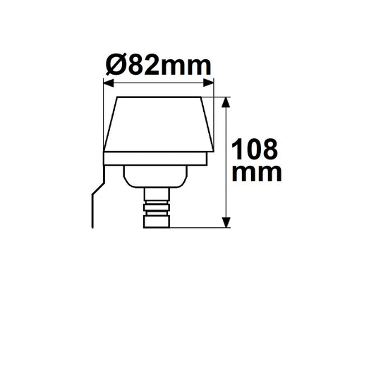 Sensor | Schemerschakelaar | 230V | 10A | 5-50lux | IP44 | losse sensor