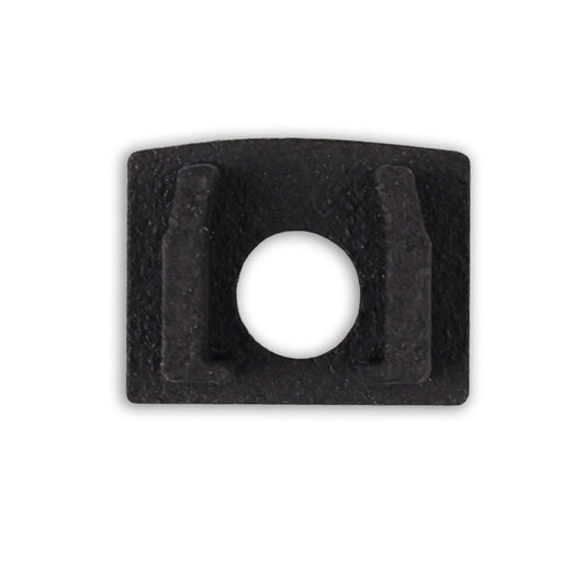 EC226 | Profielaccessoire | eindkap zwart voor MAXI-AB V2 | met kabeldoorvoer | 1 stuk