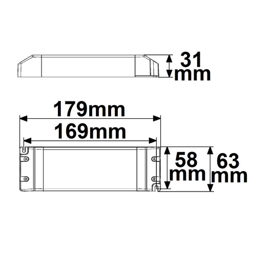 LED driver | 48V | 0-150W | vlak