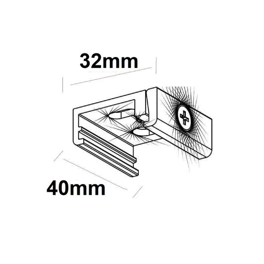 3-fase DALI | Railaccessoire | Montageclip