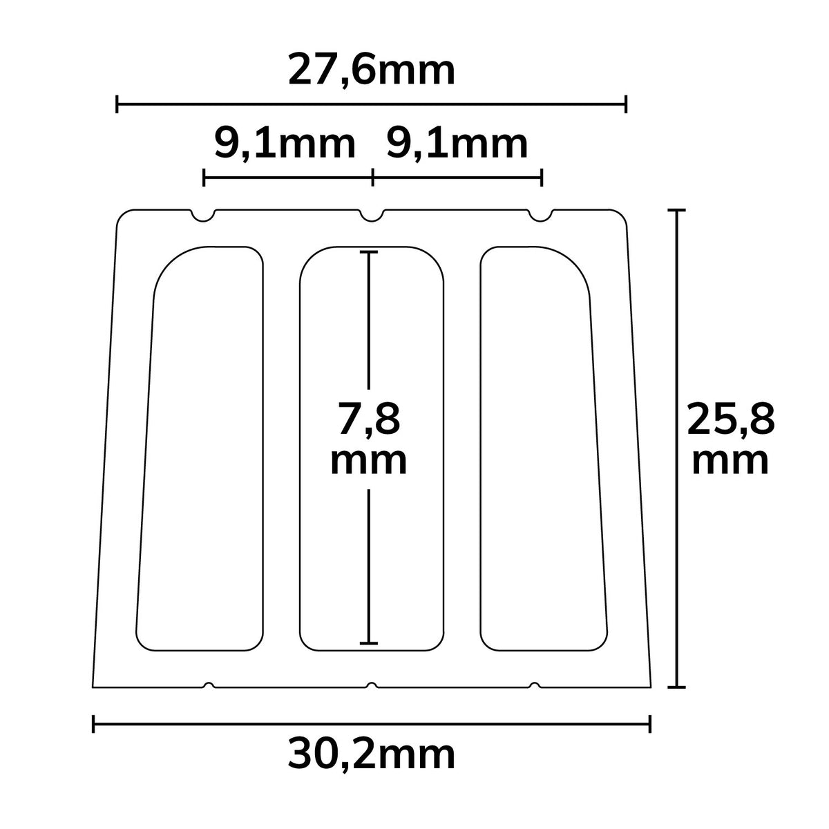 DIVE20 | Profielaccessoire | betoninstortprofiel | 200cm