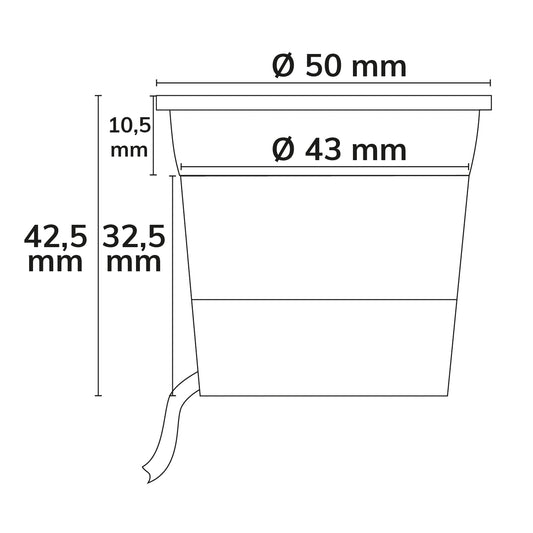 SYS-GU10 | LED module | rond | 5W | CRI90 | dimbaar