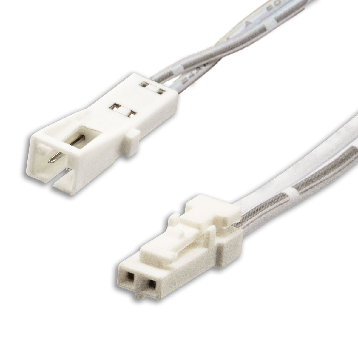 MiniAMP | Connector | ompoler male-female | 2-polig | 3A | wit | 60mm