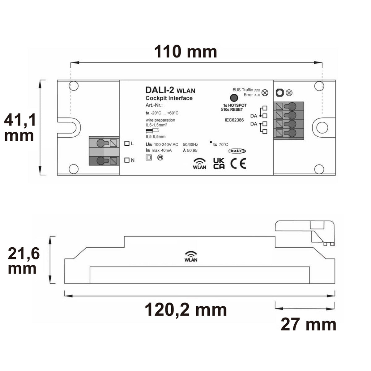 DALI-2 | Controller | WLAN interface | DALI Cockpit