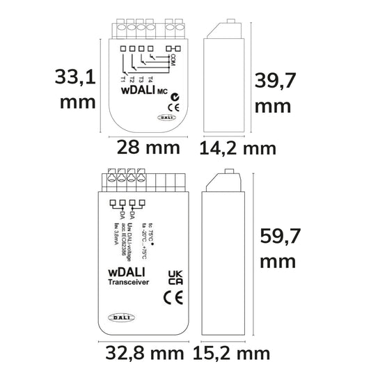 DALI | Controller | set radiozender 116822 en ontvanger 116927