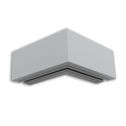 LAMP30 V1 | Profielaccessoire | Hoekstuk 90° gelast | 120x120mm | zilver