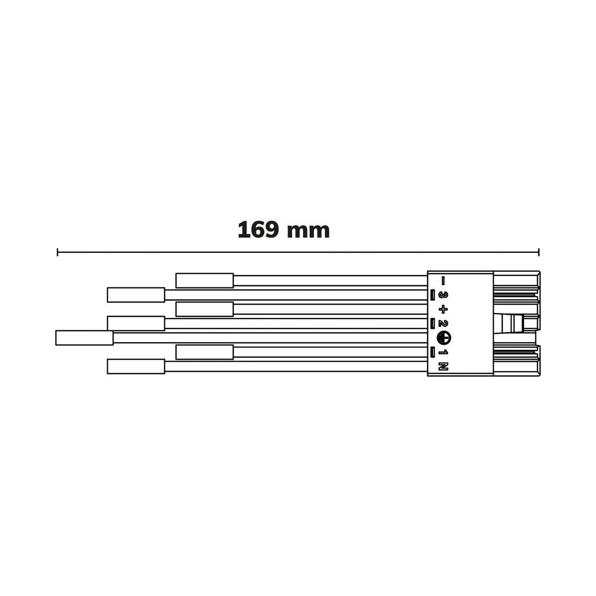 FastFix R PRO | Lichtlijnmodule | voedingsadapter | 7-polig | 16A female