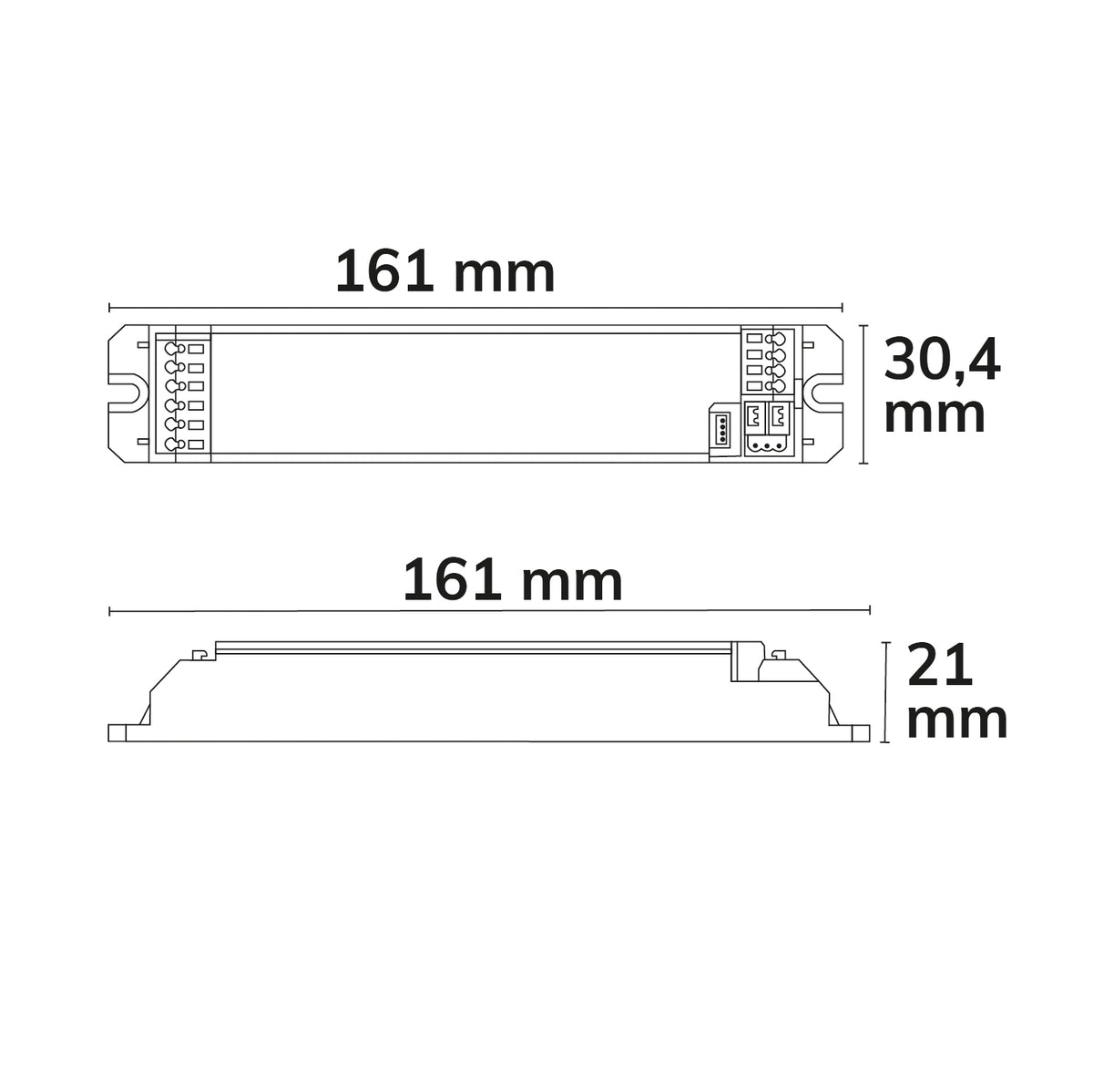 EL-T | Noodverlichting | Noodstroommodule LiFePO4 Selftest | 3000mAh | 5W