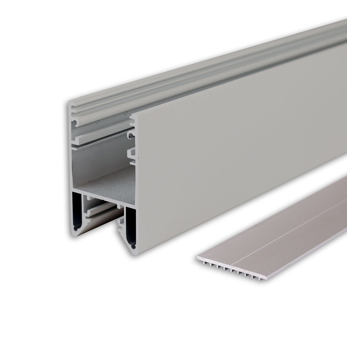 HALON | Aluminium profiel | armatuurprofiel | zilver gepoedercoat | schuifbare koelstrip