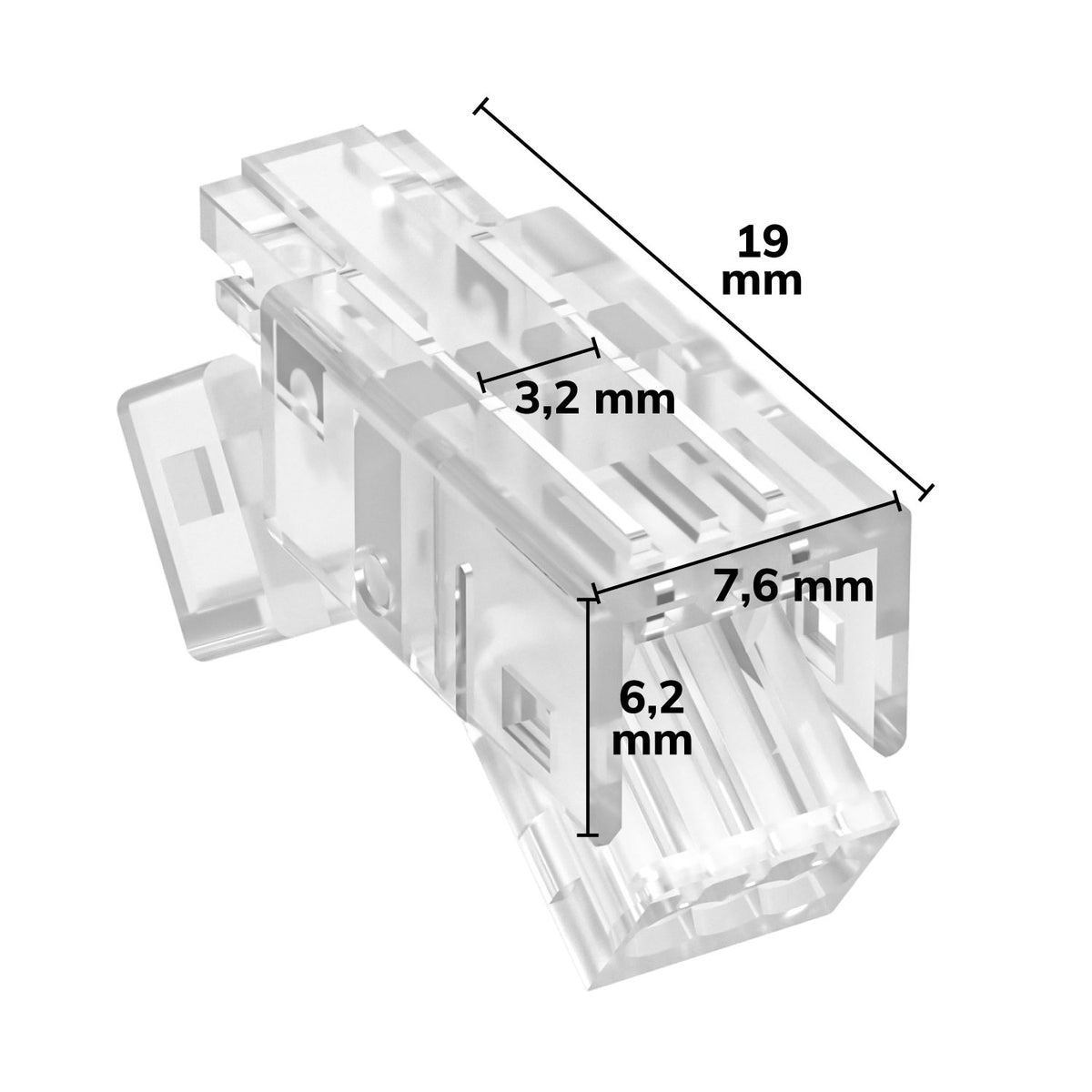 K3-205 | Connector | voor 2-polige LED-strip 5mm | IP20 | max. 5A