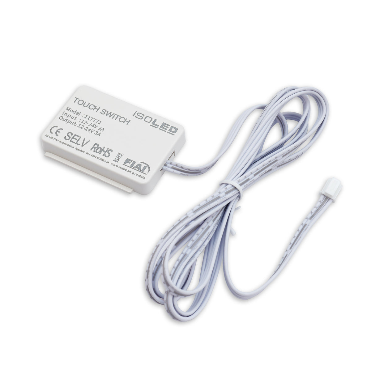 MiniAMP | Sensor | capacitieve touchsensor door hout | masterport | 12-24V