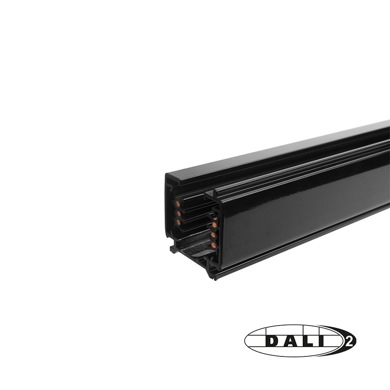 DALI 3-fase Rail 200cm Zwart